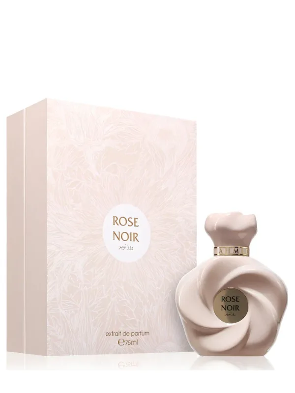 Ahmed Al Maghribi Rose Noir Perfume 75ml – Eau de Parfum, Sicilian Orange, Jasmine, Lily, Vanilla, Musk & Sandalwood