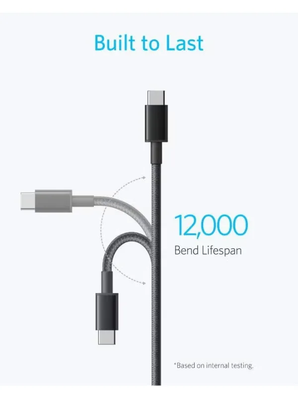 ANKER ZOLO USB-C to USB-C Cable 3.3FT 240W