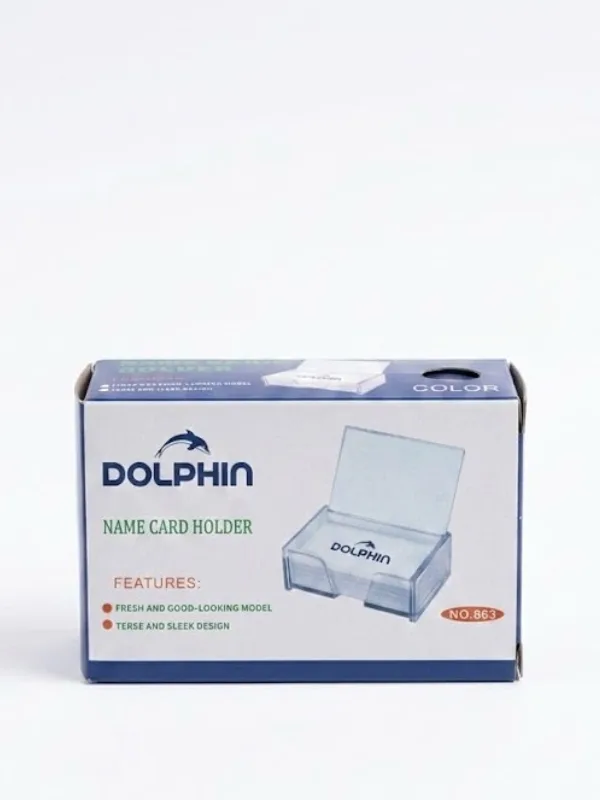 Dolphin Name Card Holder No. 863 - alternate view