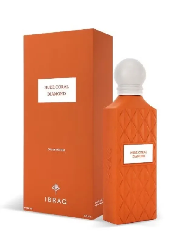 IBRAQ Nude Coral Diamond EDP 150ml Perfume – Long Lasting Women's Eau de Parfum - alternate view