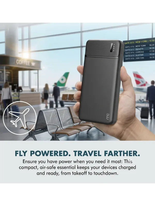 MyCandy PBE100 Power Bank 10000mAh – Portable Fast Charging Battery Pack