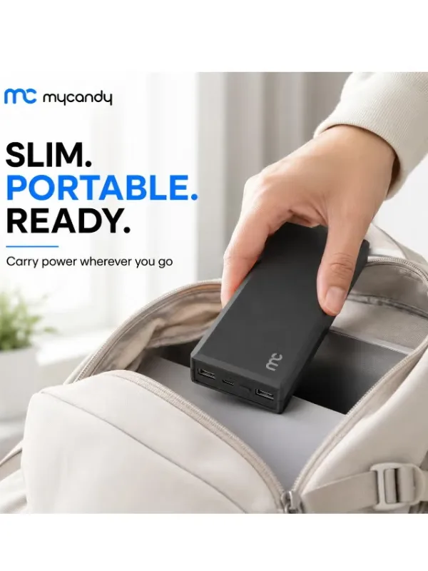 MyCandy Power Bank 20000mAh – Portable Fast Charging Battery Pack