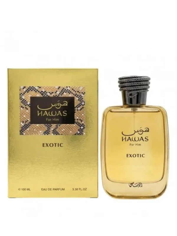 Rasasi Hawas For Him Exotic EDP 100ml Perfume – Long Lasting Men's Eau de Parfum - alternate view