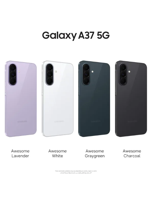 Samsung Galaxy A37 5G – 8GB/256GB - Awesome Charcoal