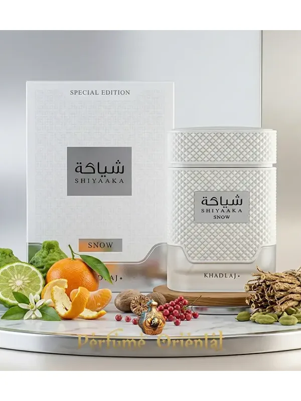 Khadlaj Shiyaaka Snow EDP 100ml Perfume – Long Lasting Unisex Eau de Parfum