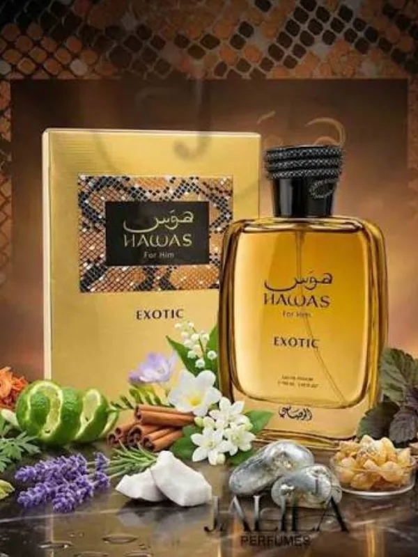 Rasasi Hawas For Him Exotic EDP 100ml Perfume – Long Lasting Men's Eau de Parfum