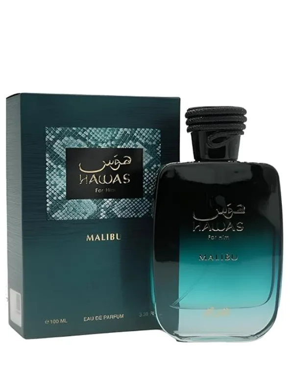 Rasasi Hawas For Him Malibu EDP 100ml Perfume – Long Lasting Men's Eau de Parfum