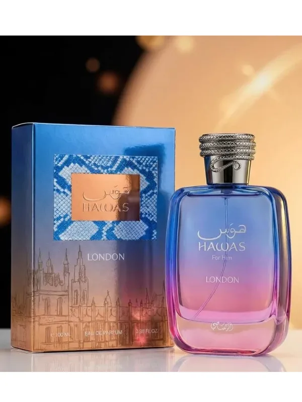 Rasasi Hawas London EDP 100ml Perfume – Long Lasting Unisex Eau de Parfum