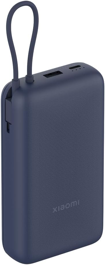 Xiaomi 33 W Power Bank 20000 mAh (Integrated Cable) Blue