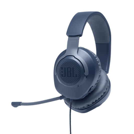 JBL Quantum 100 Wired Over-Ear Gaming Headset - Blue