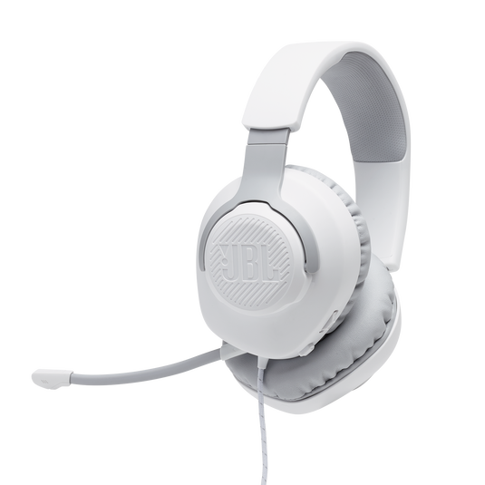 JBL Quantum 100 Wired Over-Ear Gaming Headset  - White