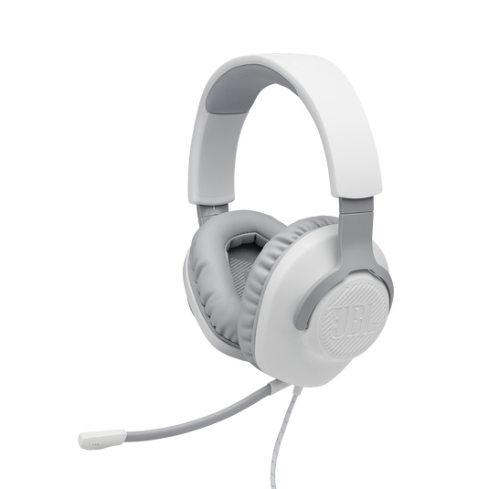JBL Quantum 100 Wired Over-Ear Gaming Headset  - White