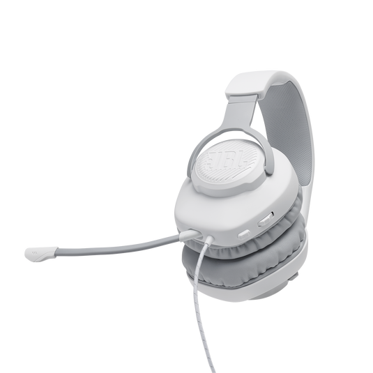 JBL Quantum 100 Wired Over-Ear Gaming Headset  - White