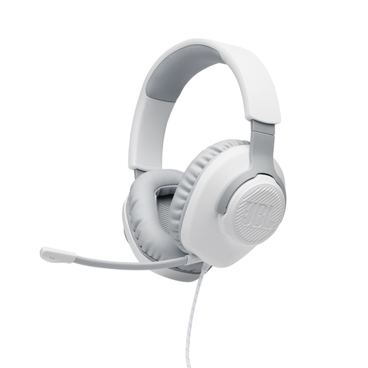 JBL Quantum 100 Wired Over-Ear Gaming Headset  - White